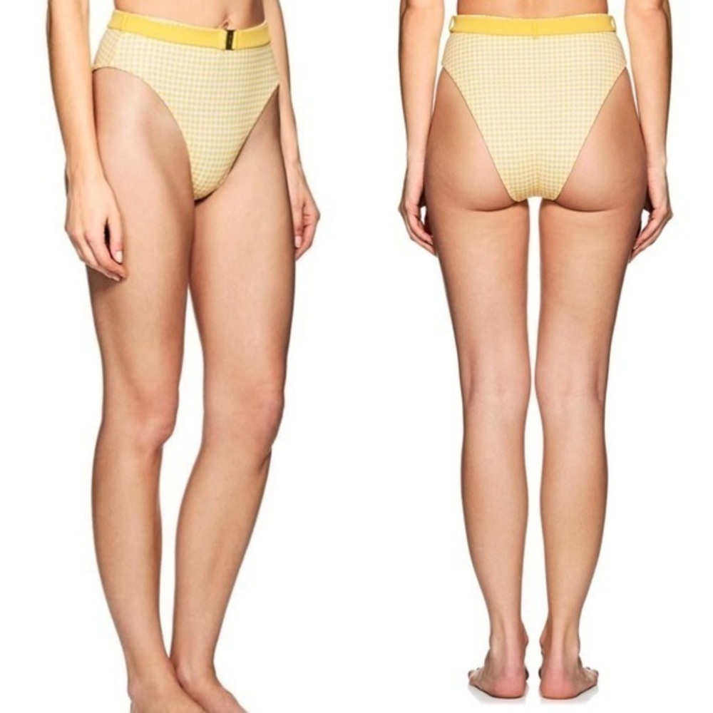 Onia WeWoreWhat‎ Emily bikini bottom yellow gingham
